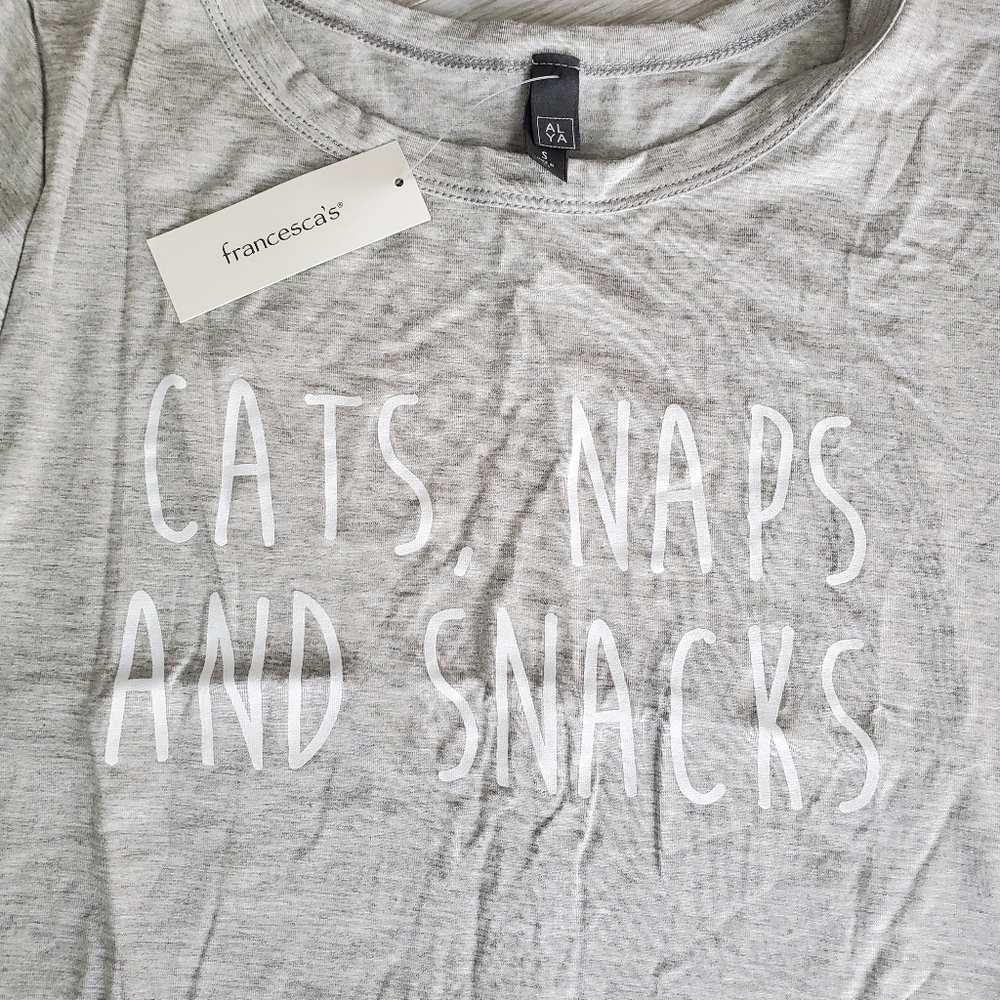 Alya Tee, Cats, Naps, and Snacks New. - Picture 3 of 4